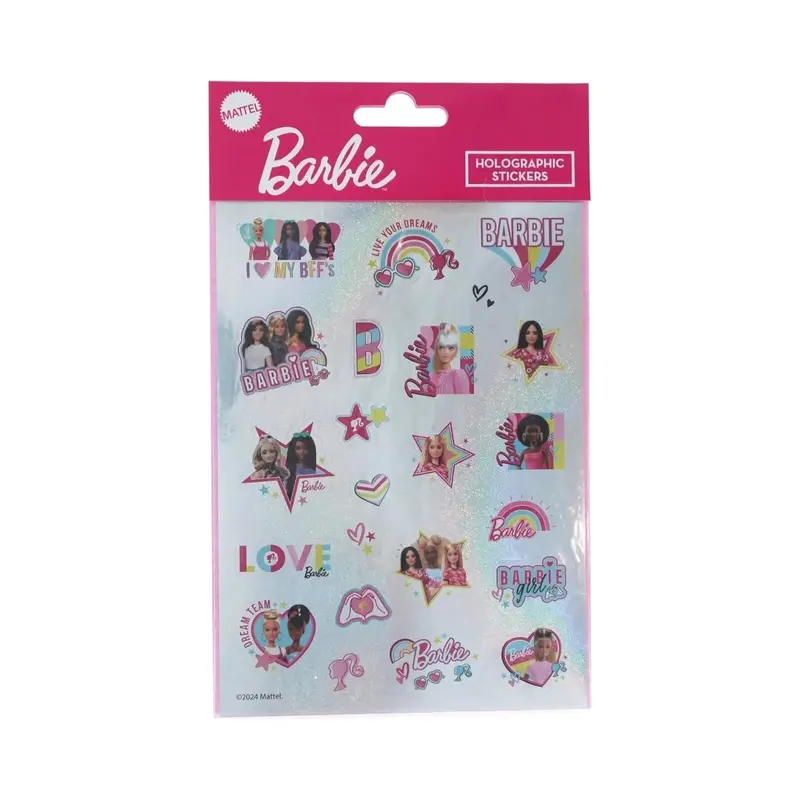 Barbie Holographic Sticker Sheet 1