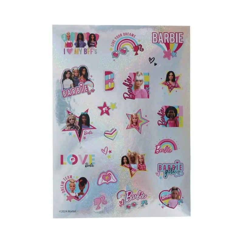 Barbie Holographic Sticker Sheet 2