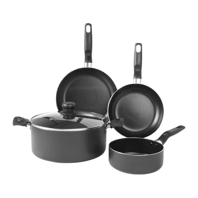 Batería De Cocina T-Fal 5 Piezas Negra 5813700 1