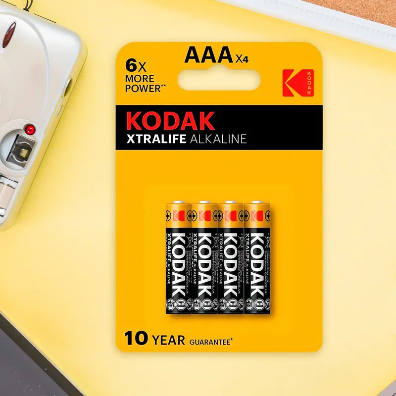 Baterías Aaa Kodak Xtralife Alkaline, 4 Piezas 1