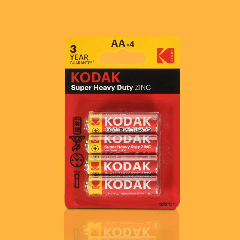 Baterías Kodak Extra Heavy Tipo Aaa 4 Pzs 1