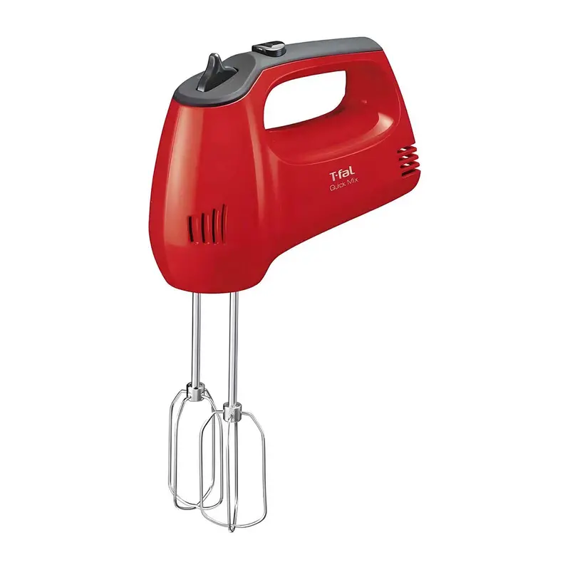 Batidora De Mano T-Fal Quick Mix 5 Velocidades Ht3105-Roja 1