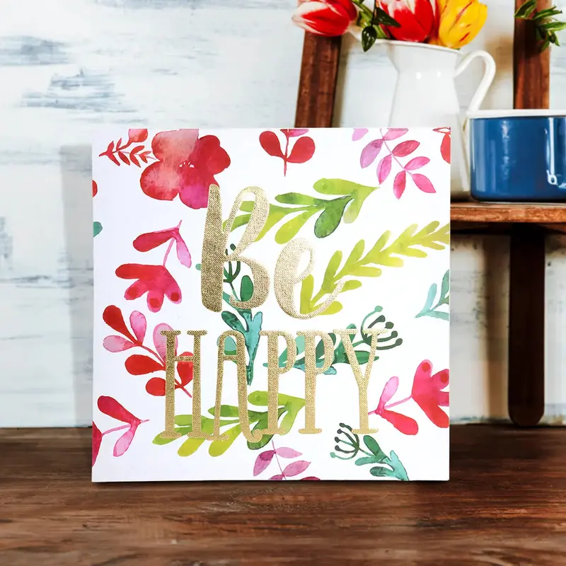 Be Happy, Canvas Decorativo 1