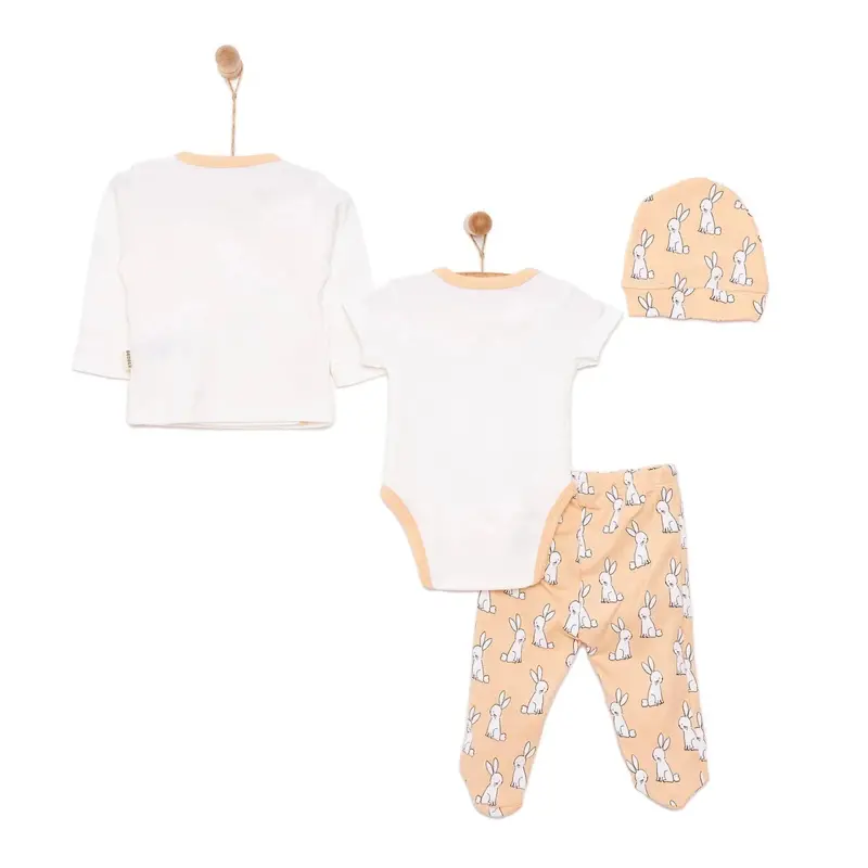 Bebbek Baby Boy 5 Pcs Newborn Starter Set - Ecru 2