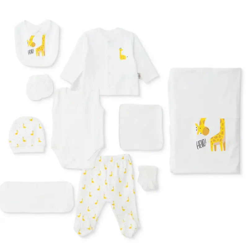 Bebbek Newborn 10 Pcs Starter Set - Ecru 1