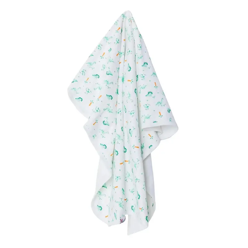 Bebecix Boys Cotton Jersey Blankets - Ecru 1