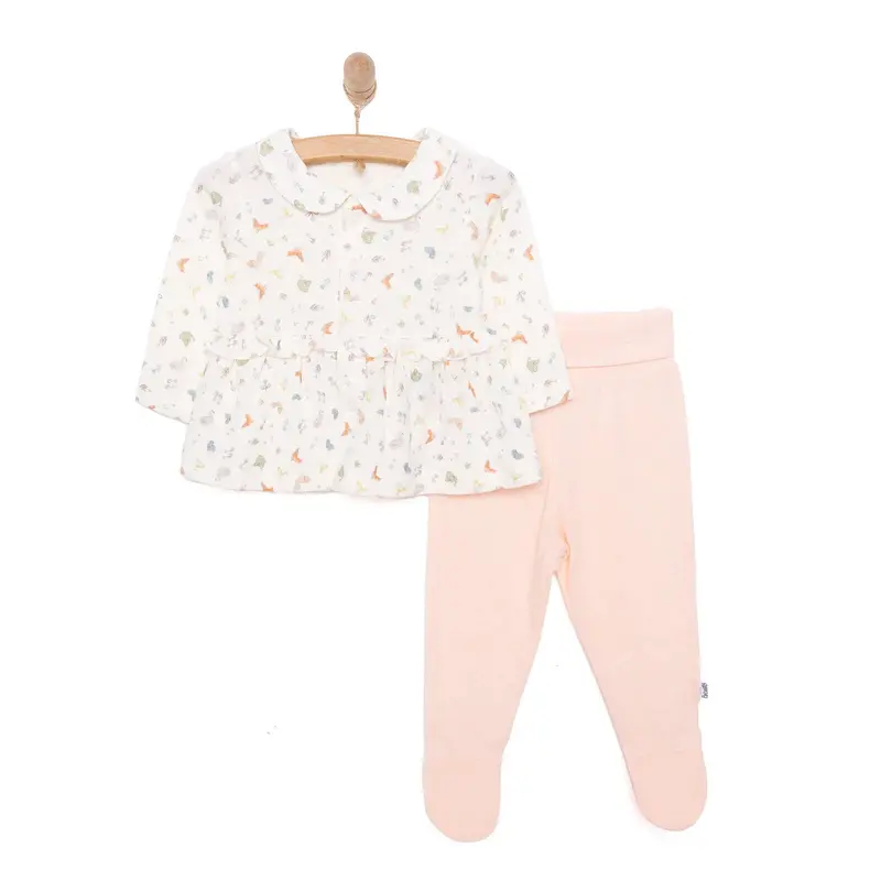 Bebetto Happy Garden Girl Tracksuit - Light Pink 1