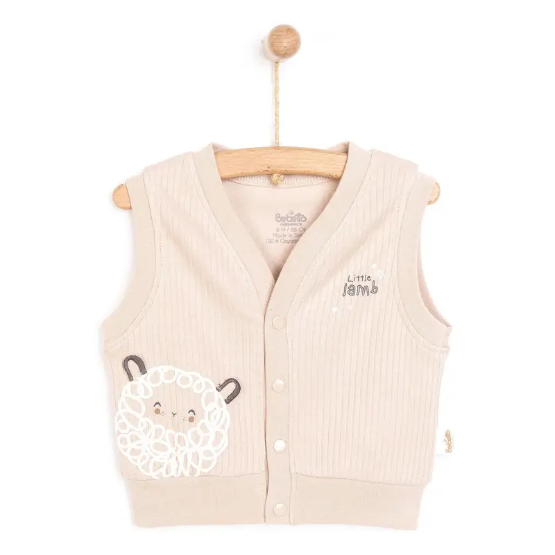 Bebetto Newborn Baby Girl Cardigan - Beige 1