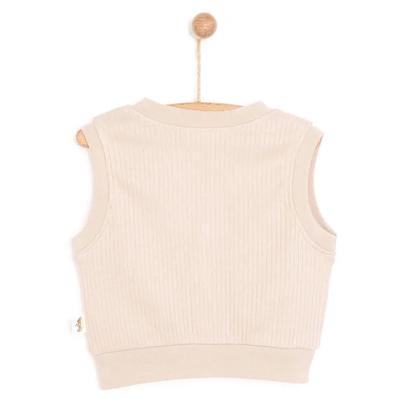 Bebetto Newborn Baby Girl Cardigan - Beige 2