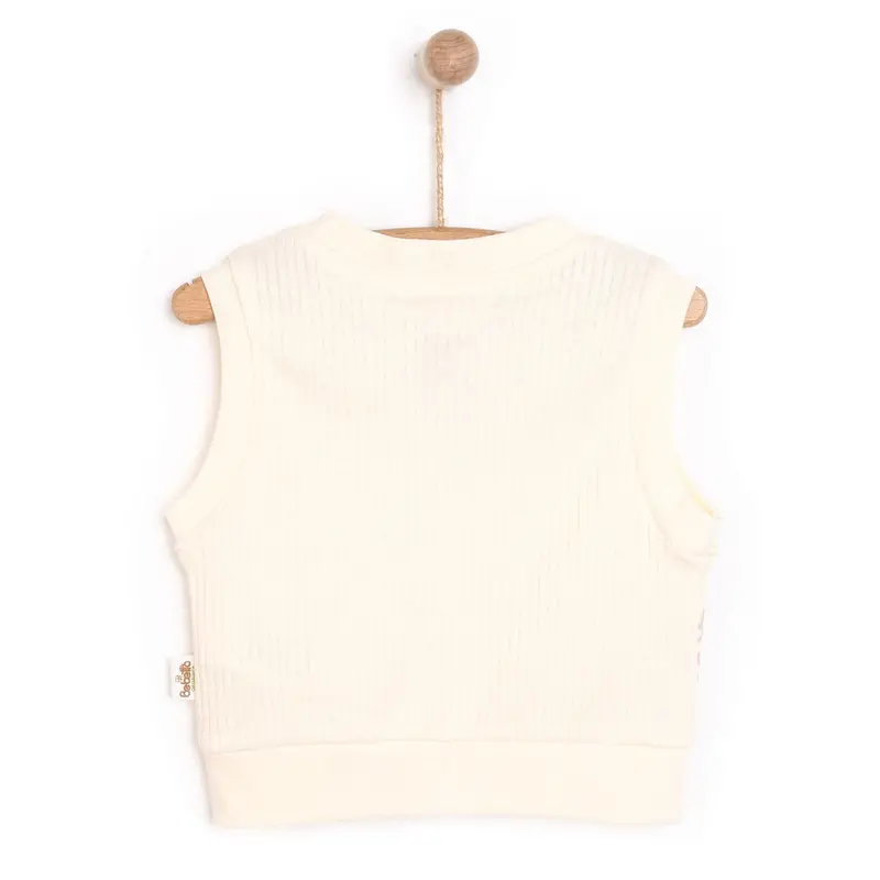 Bebetto Newborn Baby Girl Cardigan - Ecru 2