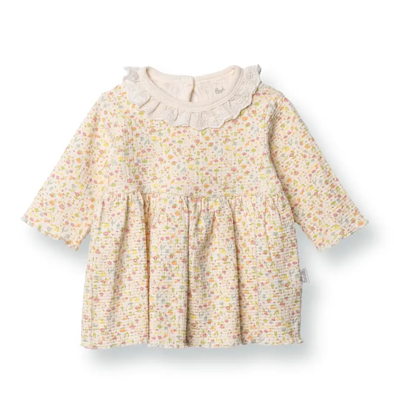 Bebetto Newborn Dress - Salmon 1