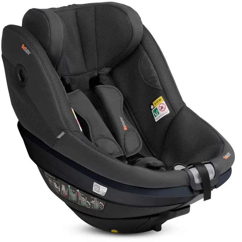 Besafe Beyond 2 360 Car Seat & Base In Anthracite Mesh 1