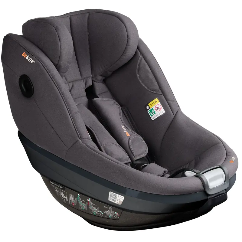 Besafe Beyond 2 360 Car Seat & Base In Dark Grey Melange 1