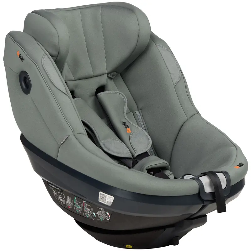 Besafe Beyond 2 360 Car Seat & Base In Meadow Green Soft Breeze 1