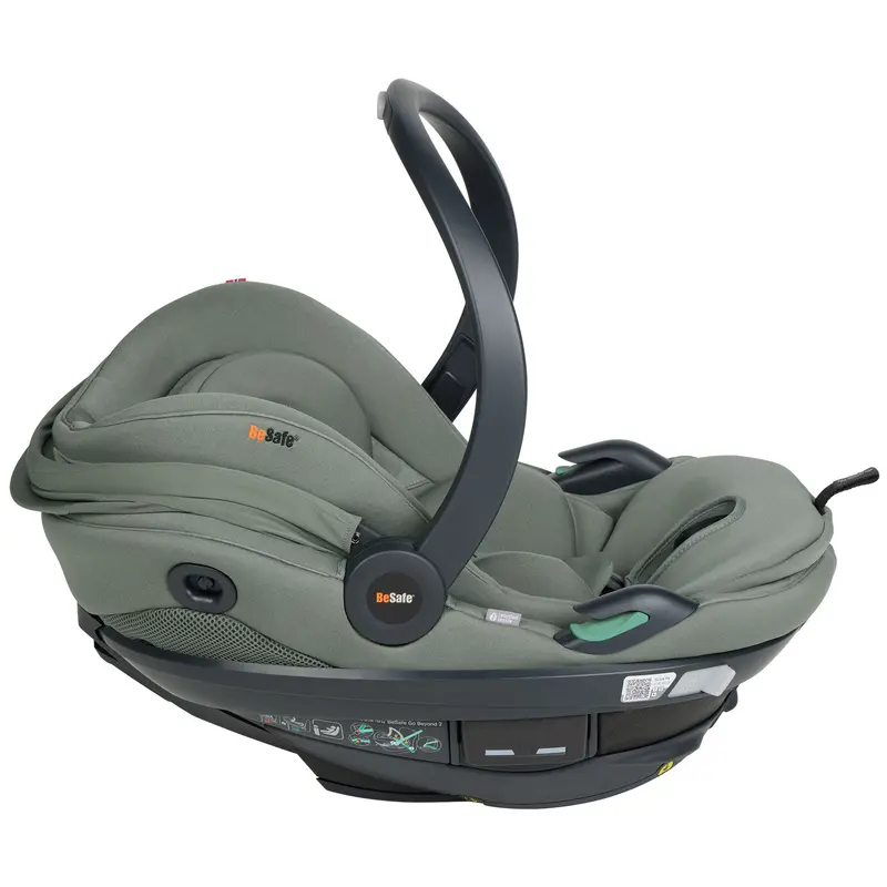 Besafe Go Beyond 2 Car Seat In Meadow Green Soft Breeze 2
