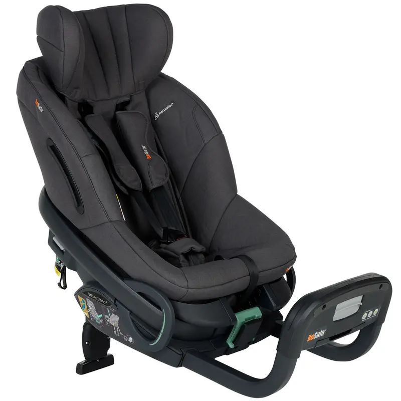 Besafe Stretch 2 Car Seat In Dark Grey Melange 2