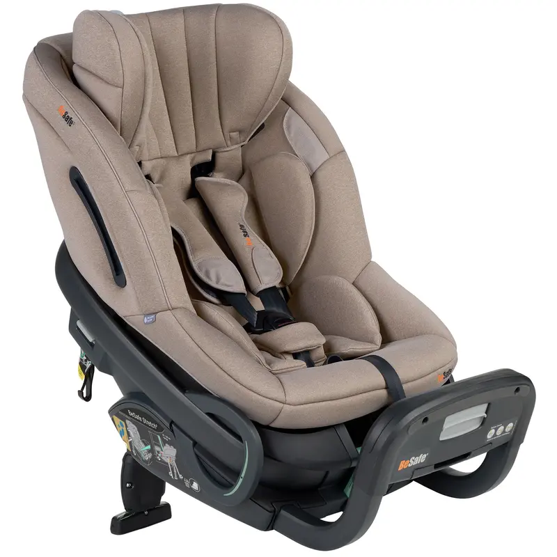 Besafe Stretch 2 Car Seat In Dark Sand Soft Breeze 1