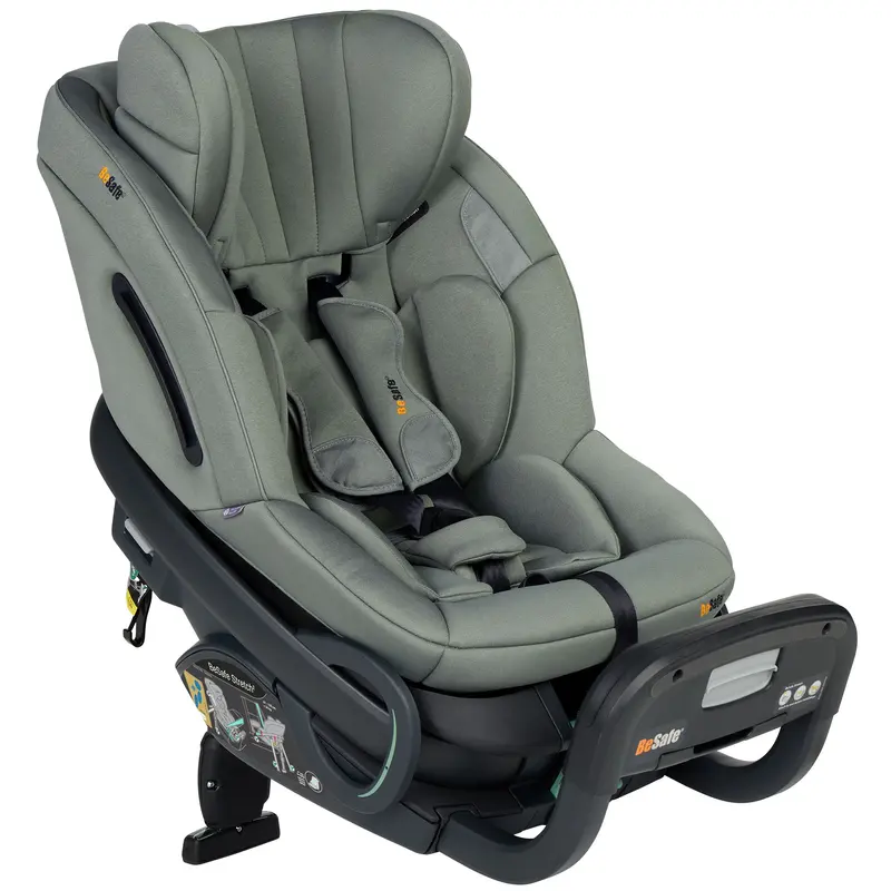 Besafe Stretch 2 Car Seat In Meadow Green Soft Breeze 1