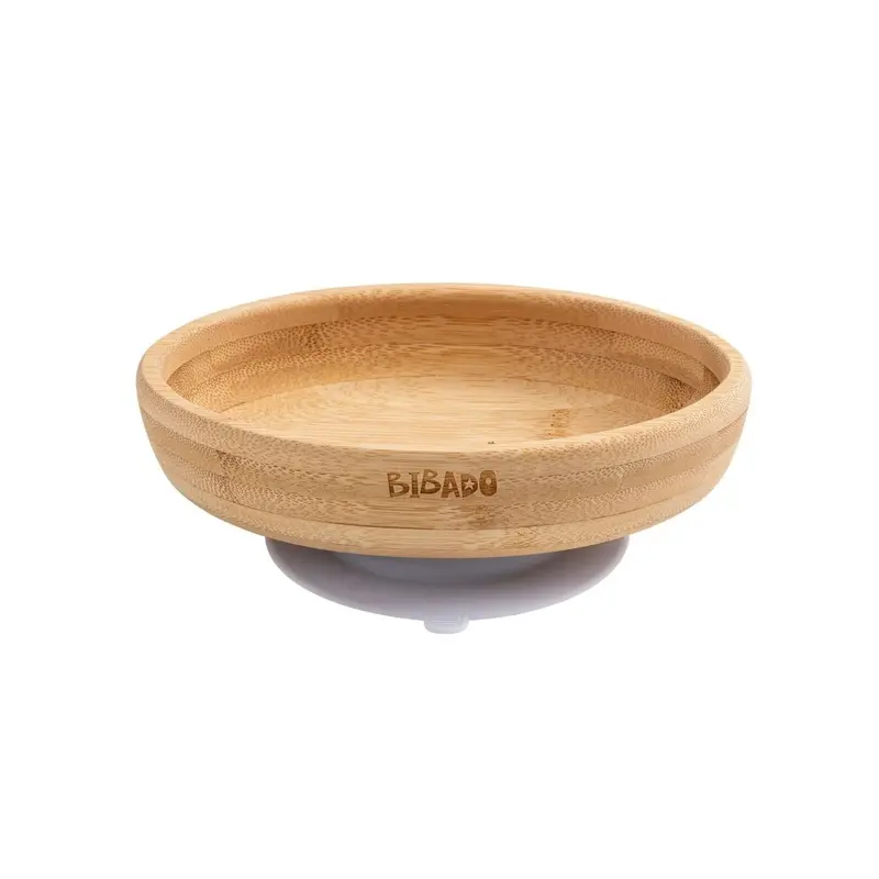 Bibado Natural Bamboo Suction Bowl - Fawn 1