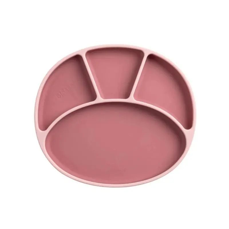 Bibado Silicone Suction Divider Plate - Blush 1
