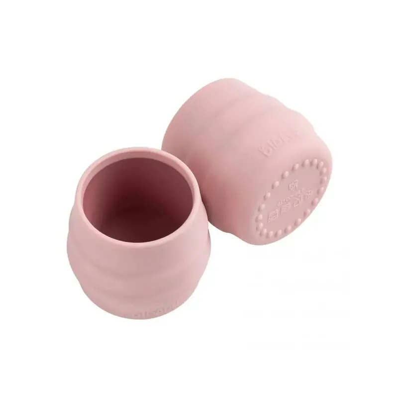 Bibado Sippit Silicone Open Training Cup 6+ Months Pack Of 2 - Blush 1
