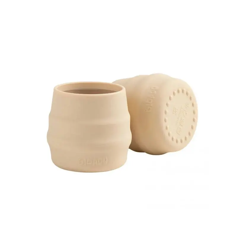 Bibado Sippit Silicone Open Training Cup 6+ Months Pack Of 2 - Fawn 1