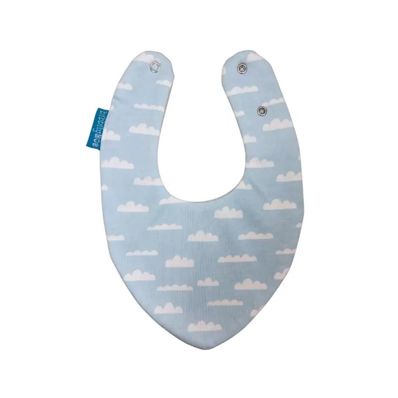 Bibbilyboo Waterproof Dribble Bib - Clouds 1