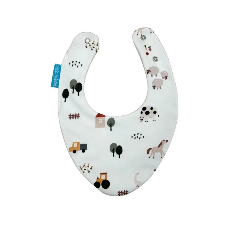 Bibbilyboo Waterproof Dribble Bib - Farm 1