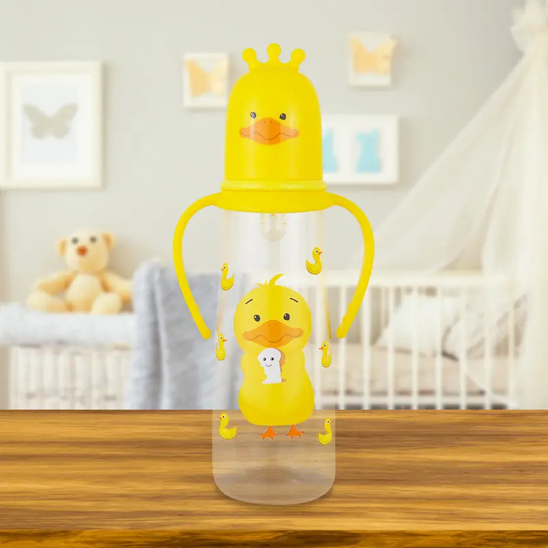 Biberón Con Asas, Color Amarillo, 250Ml 1