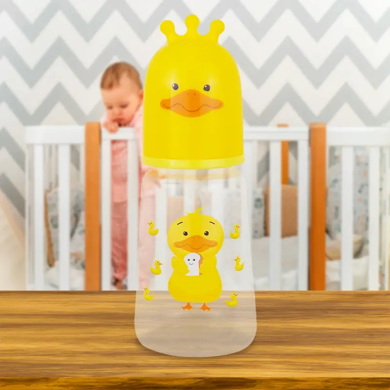 Biberón Con Diseño De Pollito Para Bebé, 125Ml 1