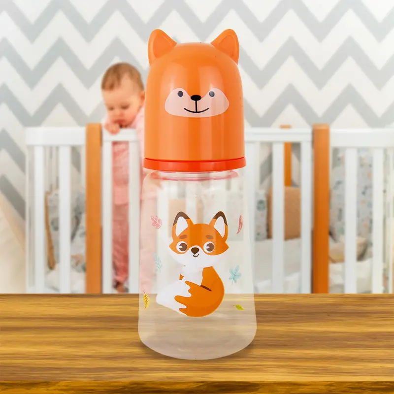 Biberón Con Diseño De Zorrito Para Bebé, 125Ml 1