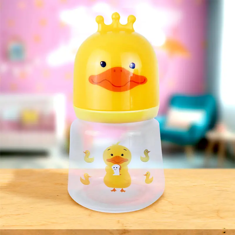 Biberón Cuello Ancho Con Diseño De Pollito, 125Ml 1
