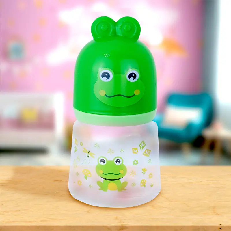 Biberón Cuello Ancho Con Diseño De Rana, 125Ml 1
