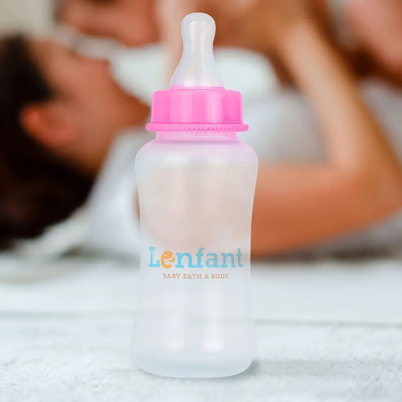 Biberón L'enfant, Color Rosa, 280 Ml 2