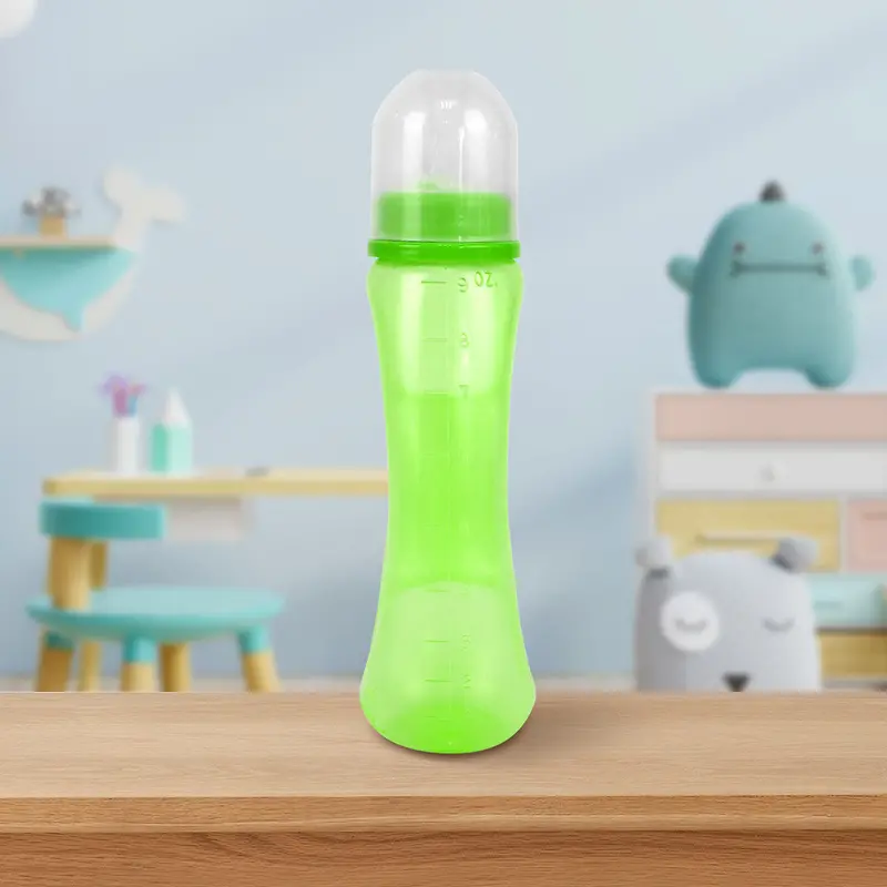 Biberón Nuby Loop Con Tecnología Anticólicos, Color Verde 2