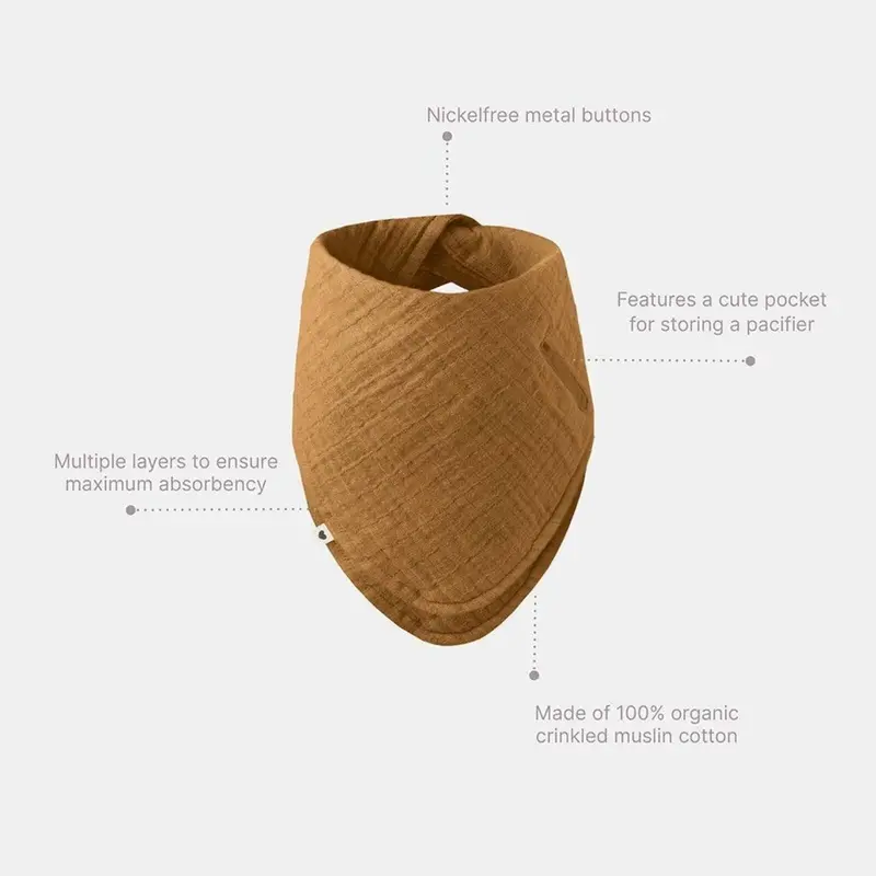 Bibs Bandana Bib - Sand 2