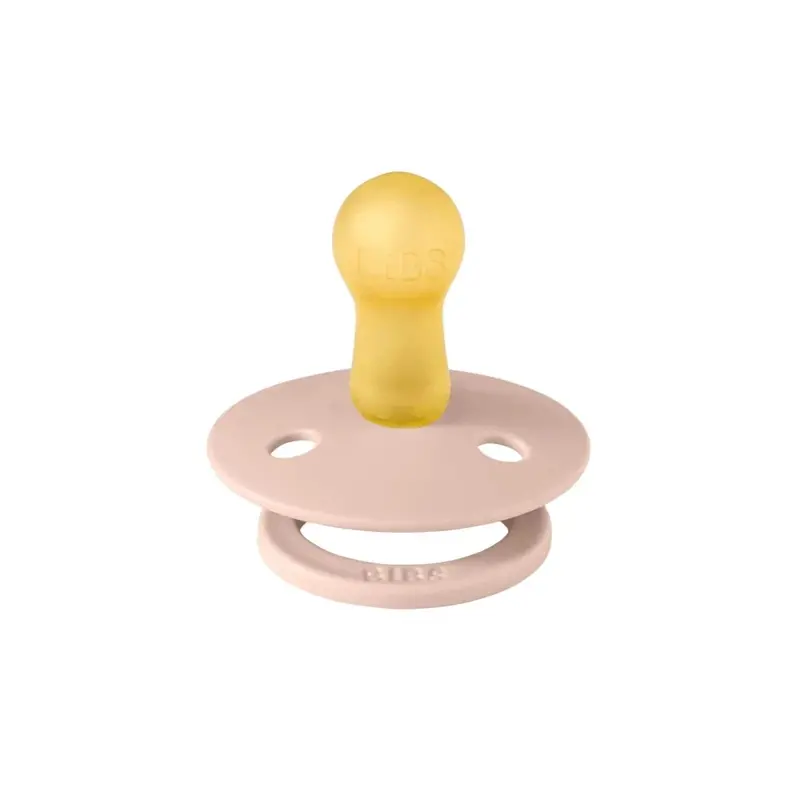 Bibs Colour Latex Soothers 0-6 Months Pack Of 2 - Vanilla & Blush 2