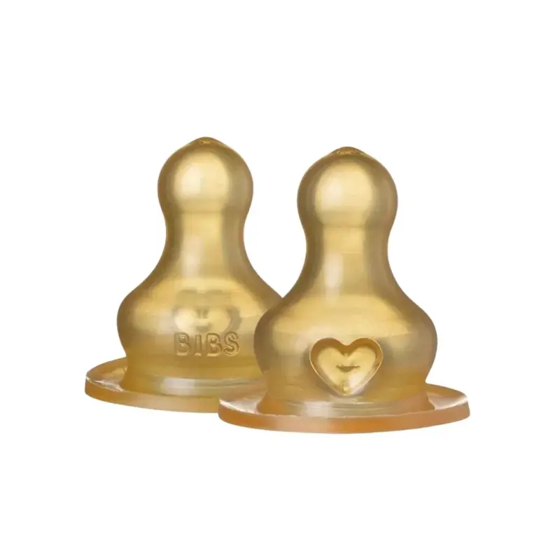 Bibs Latex Fast Flow Bottle Teats 4+ Months Pack Of 2 2