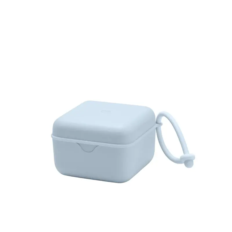 Bibs Soother Box - Baby Blue 1
