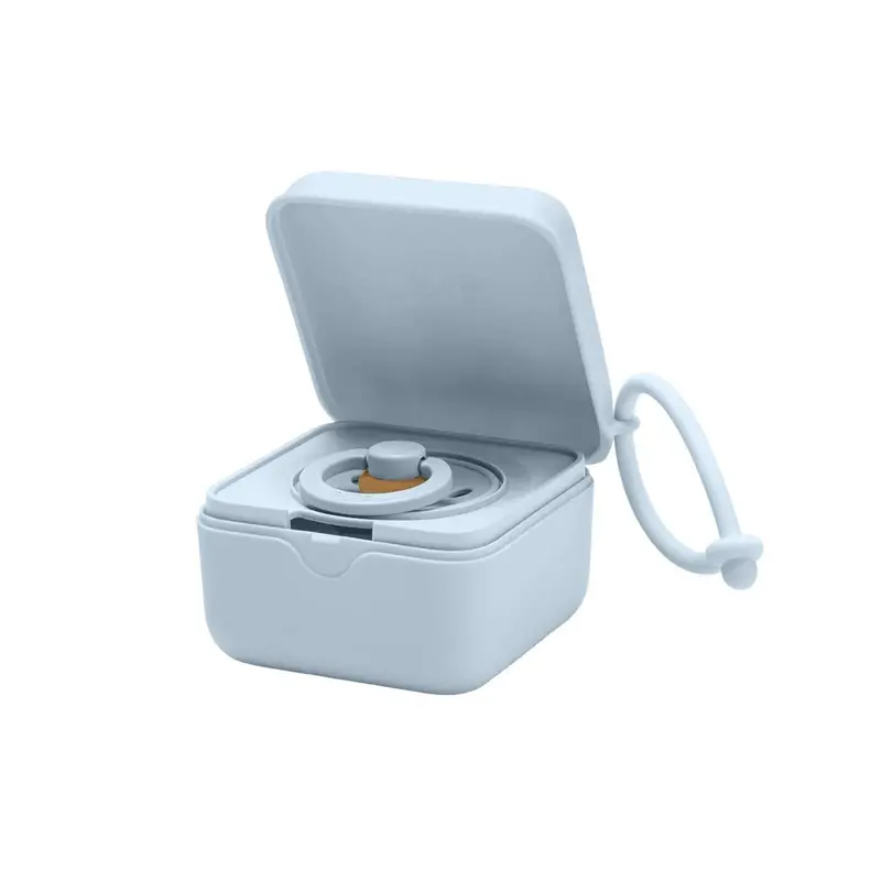 Bibs Soother Box - Baby Blue 2