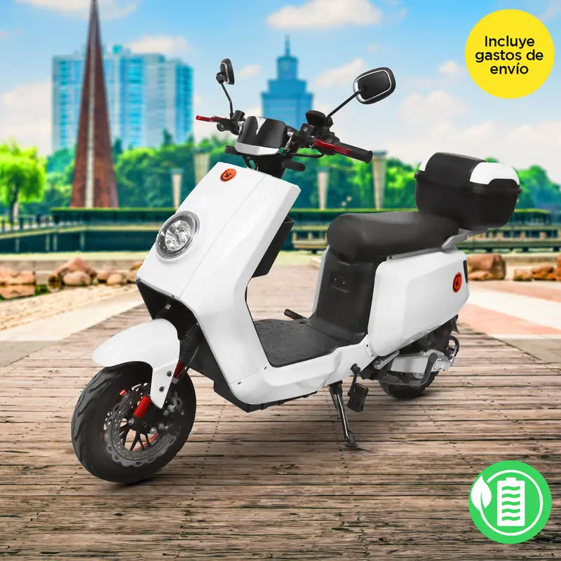 Bicicleta Eléctrica Kiwo N7, Color Blanco 1