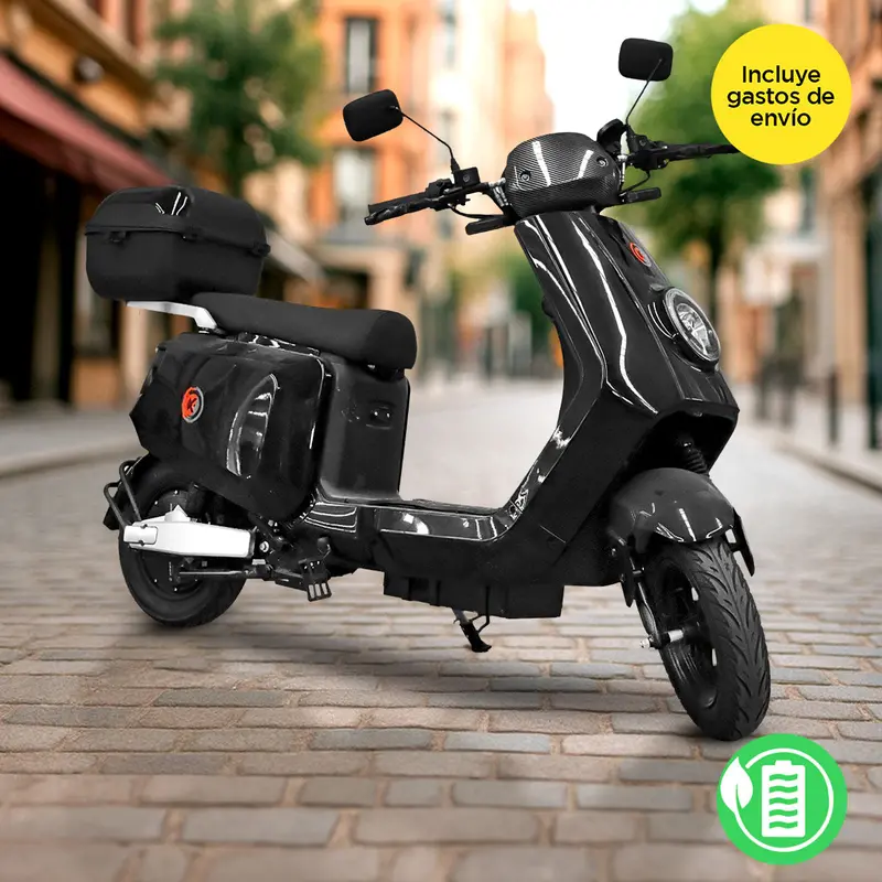 Bicicleta Eléctrica Kiwo N7, Color Negro 1