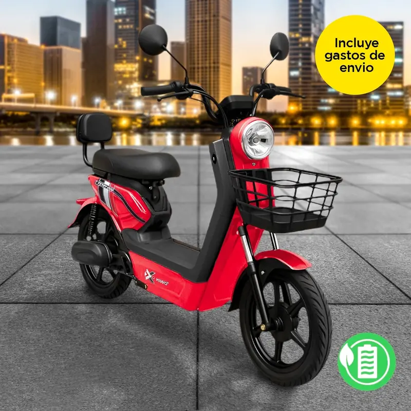 Bicicleta Eléctrica, Tori 800, Color Rojo 1