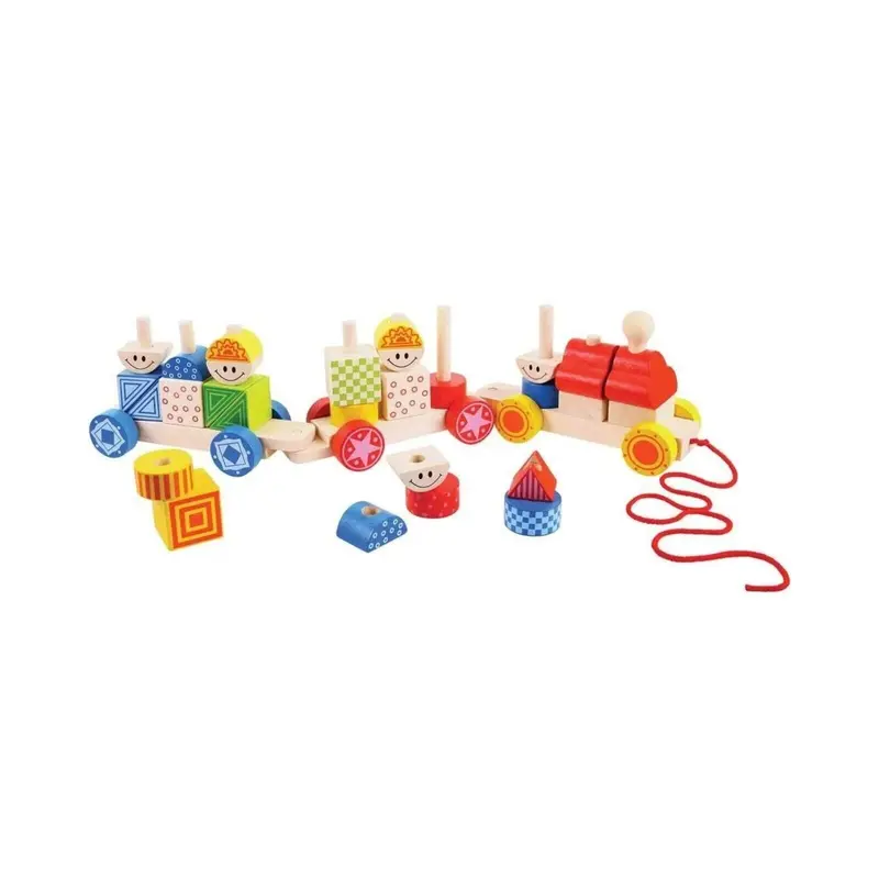 Bigjigs Toys Build Up Train 2