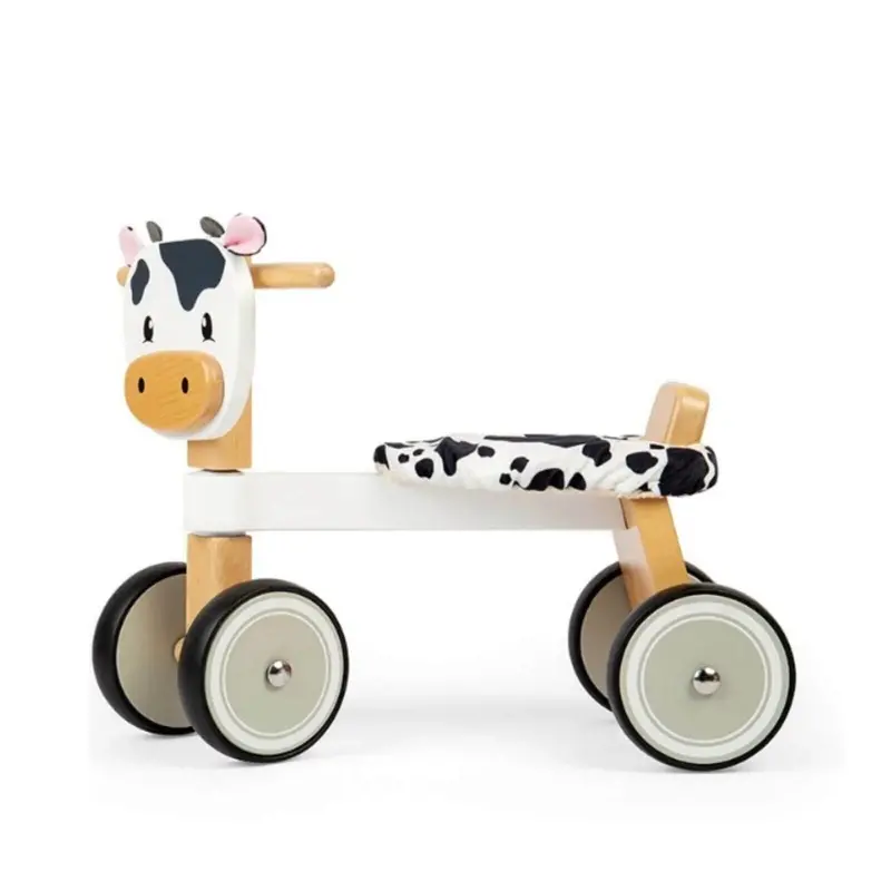Bigjigs Toys Kids Ride On With Cow 2