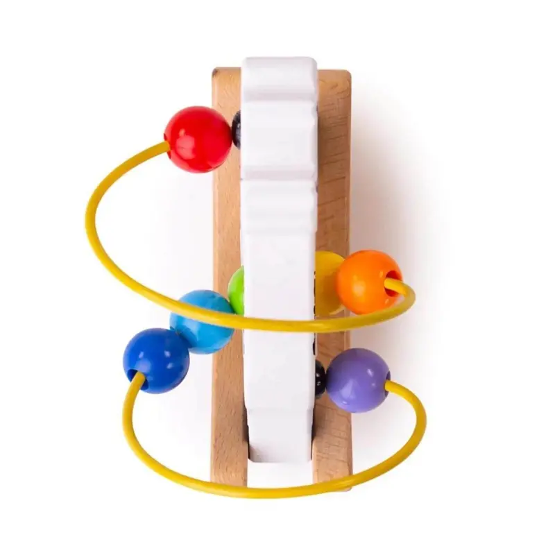 Bigjigs Toys Rocking Bead Frame Cow 2