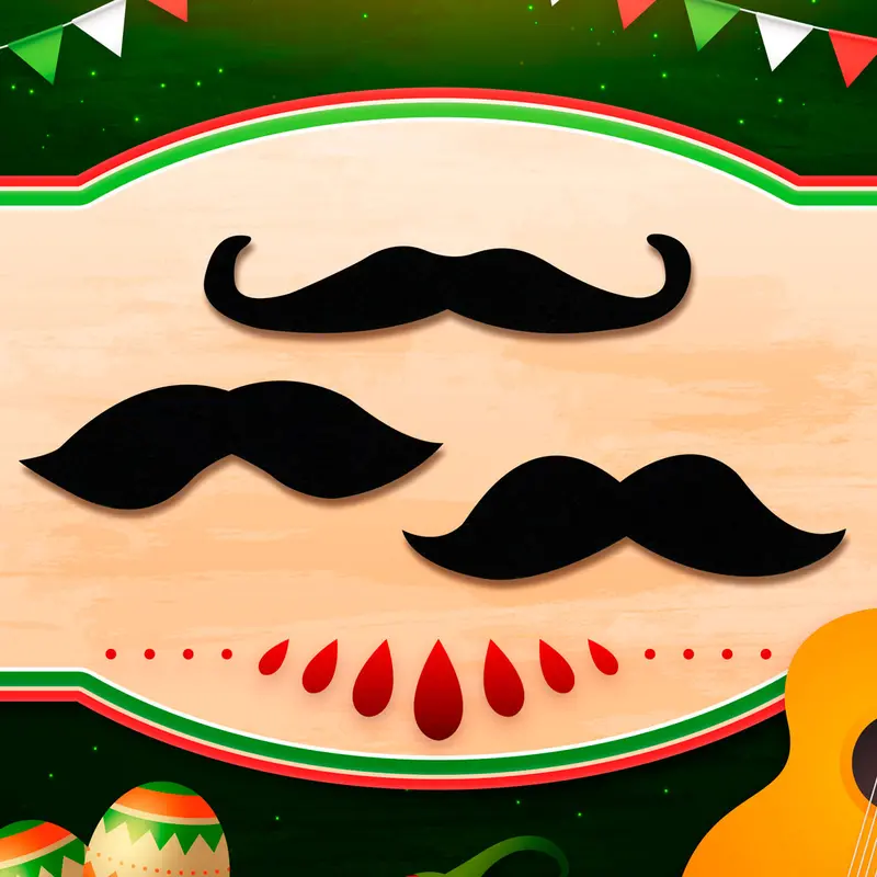 Bigotes Patrios, 3 Pzas. 2