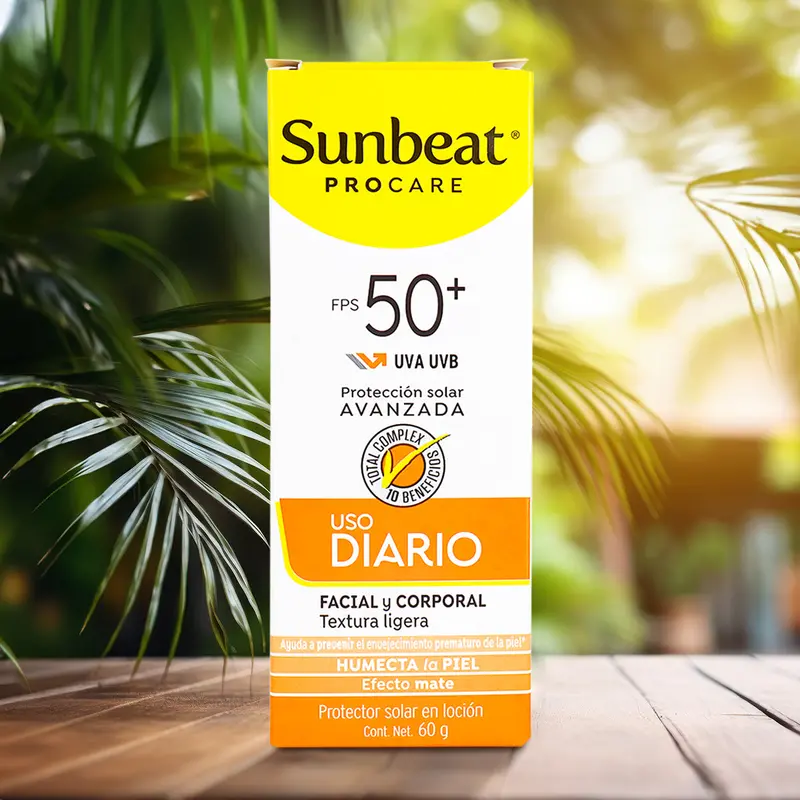Bloqueador Solar Sunbeat Fps 50+ Uso Diario, 60 G 2