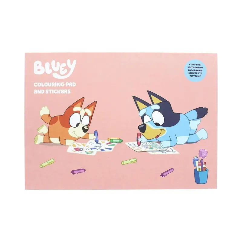 Bluey A4 Colouring Pad 1
