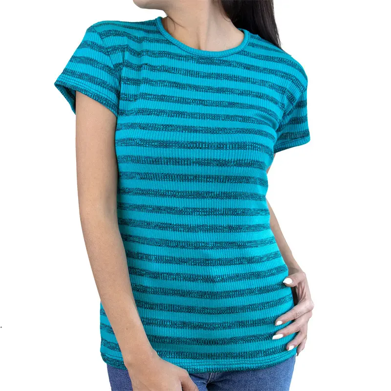 Blusa Básica Rayada, Para Dama 2